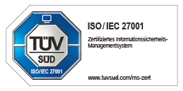 TÜV SÜD - ISO 27001