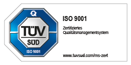 ISO 9001 Prüfzeichen