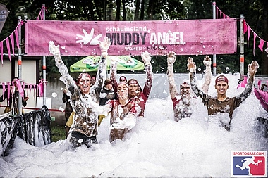 Muddy Angel Run 2021 in Leipzig Softline AG Schaumbad