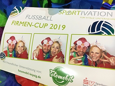 Fußball-Firmen-Cup 2019 Softline Photobox Spaß